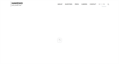 Desktop Screenshot of hawesko-holding.com
